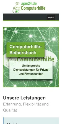 スポンサード記事向けのドイツメディア、apm24 Computerhilfeのサイトプレビュー