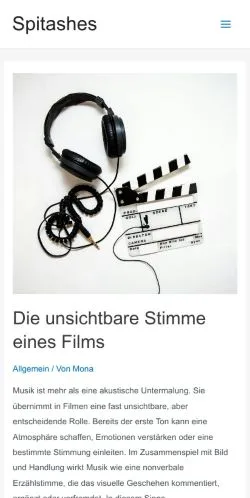 Preview of the Spitashes website, a media outlet in Germany for sponsored articles