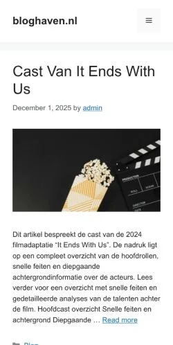 Anteprima del sito bloghaven.nl -, media di Paesi Bassi per articoli sponsorizzati