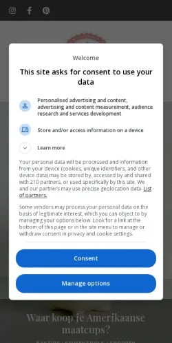 Aperçu du site Cookie Cottage, média de Pays-Bas pour articles sponsorisés