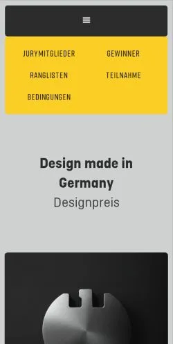 Vorschau der Website Design made in Germany, Medium aus Deutschland für gesponserte Artikel