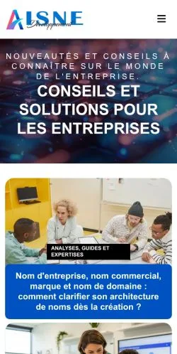 Anteprima del sito Aisne Développement, media di Francia per articoli sponsorizzati