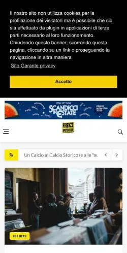 Anteprima del sito Firenze Spettacolo, media di Italia per articoli sponsorizzati