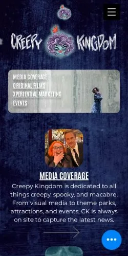 Anteprima del sito Creepy Kingdom, media di Stati Uniti per articoli sponsorizzati