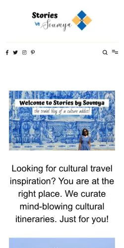 Anteprima del sito Stories By Soumya, media di Stati Uniti per articoli sponsorizzati