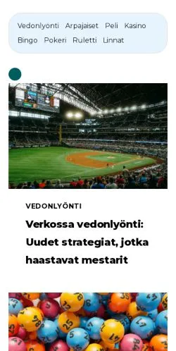 Podgląd witryny minunvinkkini.fi, medium z kraju Finlandia do artykułów sponsorowanych