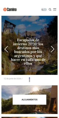 Anteprima del sito Revista Un Camino, media di Argentina per articoli sponsorizzati