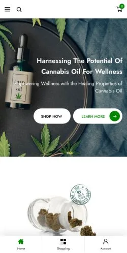 Preview of the CBDude website, a media outlet in France for sponsored articles