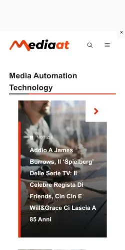 スポンサード記事向けのイタリアメディア、Media Automation Technologyのサイトプレビュー