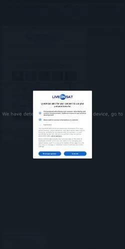 Preview of the LiveOnSat website, a media outlet in United States for sponsored articles