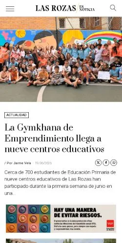 Anteprima del sito Las Rozas Es Noticia, media di Spagna per articoli sponsorizzati