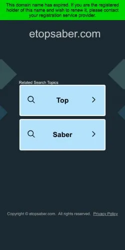 Sponsorlu makaleler için Portekiz medyası Etopsaber sitesinin önizlemesi