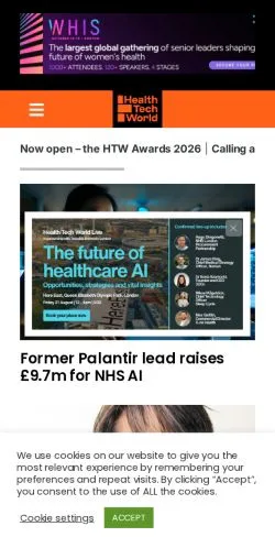 Anteprima del sito HT World, media di Regno Unito per articoli sponsorizzati