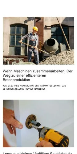 스폰서 기사용 독일 매체 blattbauen.de 사이트 미리보기