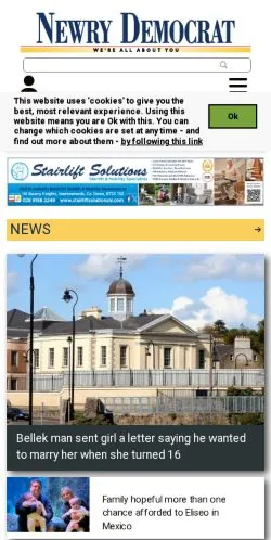 Anteprima del sito Newry Democrat, media di Stati Uniti per articoli sponsorizzati