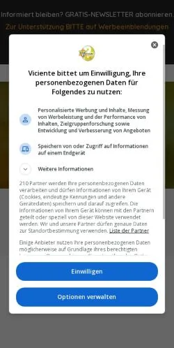 Anteprima del sito Vicente Blog, media di Austria per articoli sponsorizzati