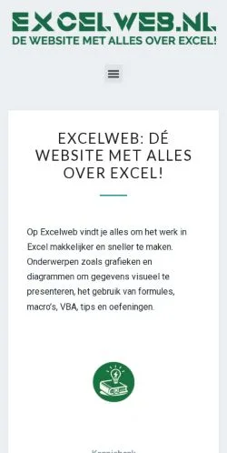 Forhåndsvisning af Excelweb, medie fra Nederlandene til sponsorerede artikler