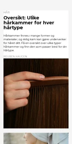 Anteprima del sito helsehjem.com, media di Norvegia per articoli sponsorizzati