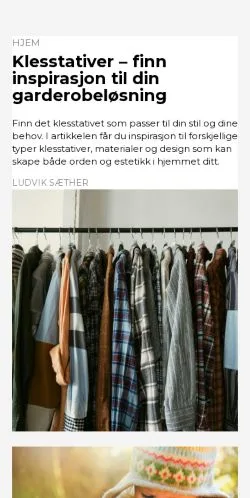 스폰서 기사용 노르웨이 매체 motemagasin.com 사이트 미리보기