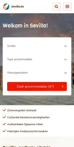 Anteprima del sito Sevilla Tips, media di Belgio per articoli sponsorizzati