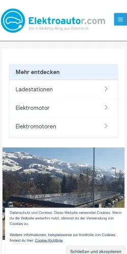 Anteprima del sito Elektroautor, media di Germania per articoli sponsorizzati