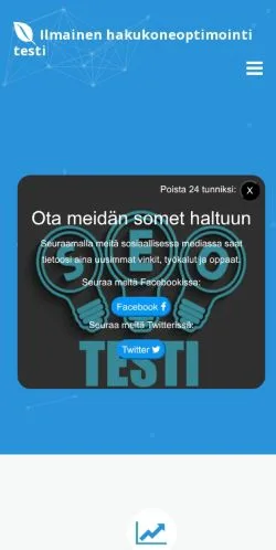 Anteprima del sito AxnData SEO Test, media di Finlandia per articoli sponsorizzati