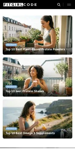 Forhåndsvisning av nettstedet Fitgirlcode, medium fra USA for sponsede artikler