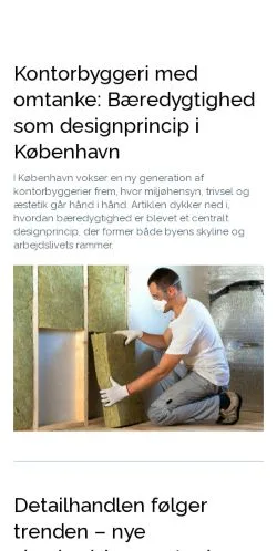 스폰서 기사용 덴마크 매체 koebenhavnportalen.dk 사이트 미리보기