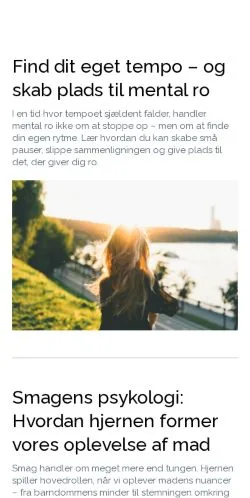 Pré-visualização do site livop.dk, meio de Dinamarca para artigos patrocinados