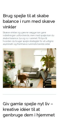 Forhåndsvisning af spejltips.dk, medie fra Danmark til sponsorerede artikler