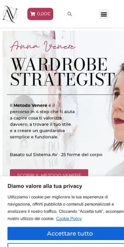 Anteprima del sito Moda Per Principianti, media di Italia per articoli sponsorizzati
