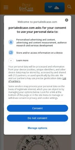 Anteprima del sito Portal EdiCase, media di Brasile per articoli sponsorizzati