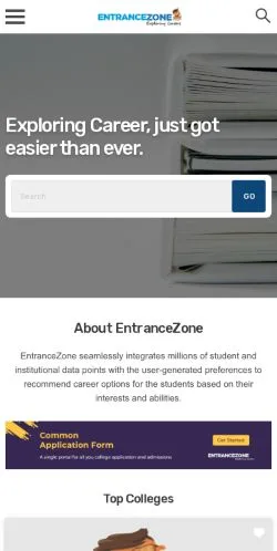 Podgląd witryny EntranceZone, medium z kraju Stany Zjednoczone do artykułów sponsorowanych