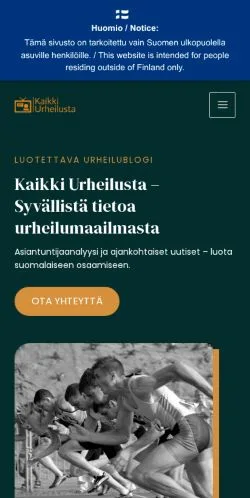 Anteprima del sito Kotiin -, media di Finlandia per articoli sponsorizzati