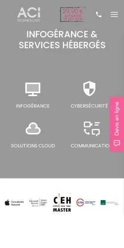 Forhåndsvisning af ACI Technology, medie fra Frankrig til sponsorerede artikler