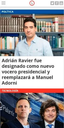 Aperçu du site Minuto De Cierre, média de Espagne pour articles sponsorisés