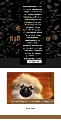 Anteprima del sito Kaffee Ratgeber, media di Germania per articoli sponsorizzati