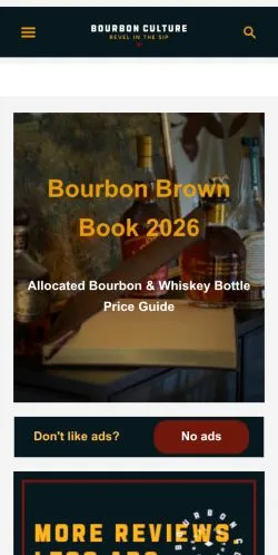 Anteprima del sito Bourbon Culture, media di Stati Uniti per articoli sponsorizzati