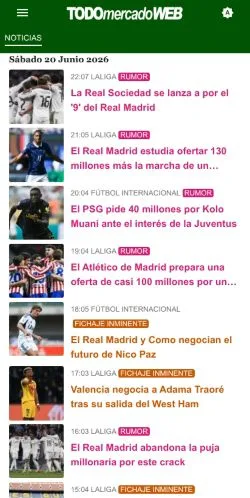 Anteprima del sito Todomercadoweb, media di Spagna per articoli sponsorizzati