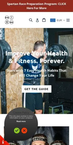 Podgląd witryny 4 Legs Fitness, medium z kraju Stany Zjednoczone do artykułów sponsorowanych