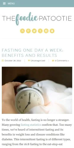 Anteprima del sito The Foodie Patootie, media di Stati Uniti per articoli sponsorizzati