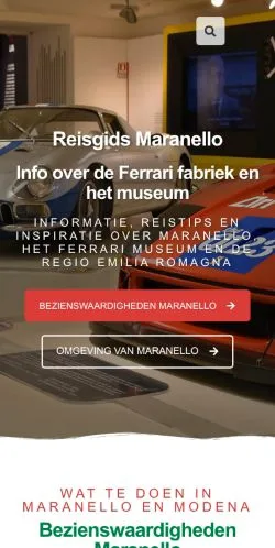 스폰서 기사용 네덜란드 매체 Alles Over Maranello 사이트 미리보기