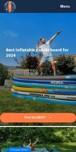 Anteprima del sito Stand Up Paddle Board World, media di Stati Uniti per articoli sponsorizzati