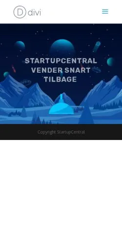 Forhåndsvisning av nettstedet Startupcentral, medium fra Danmark for sponsede artikler