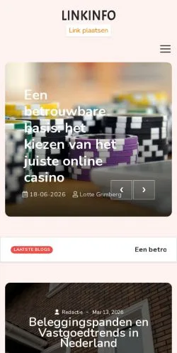 Vorschau der Website Linkinfo.nl, Medium aus Niederlande für gesponserte Artikel