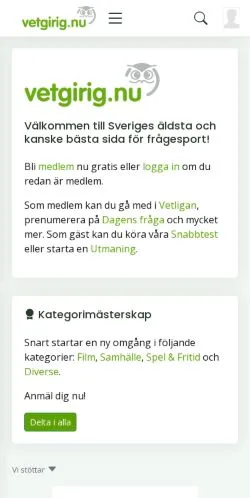 Anteprima del sito Vetgirig, media di Stati Uniti per articoli sponsorizzati