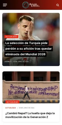Anteprima del sito Análisis Urbano, media di Spagna per articoli sponsorizzati