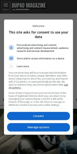 Anteprima del sito Dupao, media di Spagna per articoli sponsorizzati