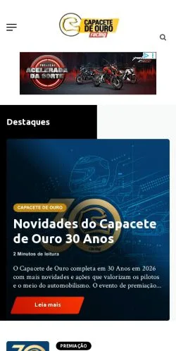 Anteprima del sito Racing Online, media di Brasile per articoli sponsorizzati