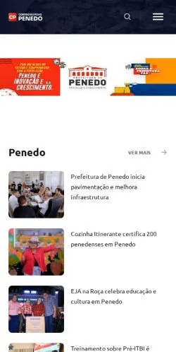 Podgląd witryny Correio do Povo Penedo, medium z kraju Brazylia do artykułów sponsorowanych